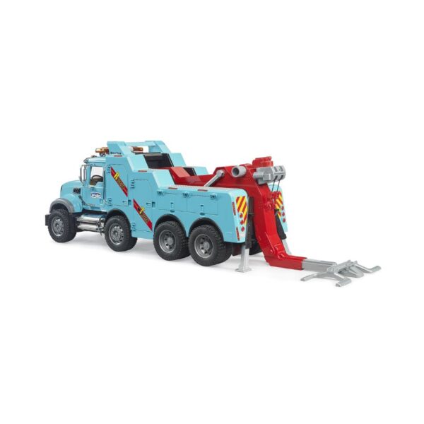BRUDER 02831 MACK GRANITE RECOVERY AND TOWING TRUCK WITH LIGHT AND SOUND MODULE KOUREAS TOYS