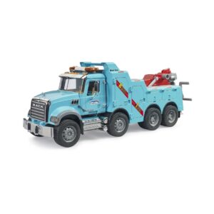 BRUDER 02831 MACK GRANITE RECOVERY AND TOWING TRUCK WITH LIGHT AND SOUND MODULE KOUREAS TOYS