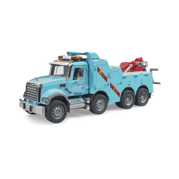 BRUDER 02831 MACK GRANITE RECOVERY AND TOWING TRUCK WITH LIGHT AND SOUND MODULE KOUREAS TOYS