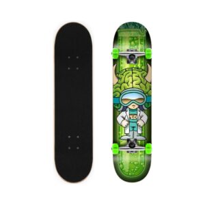 7" SPEED DEMONS BRAINIAC COMPLETE SKATEBOARD 66421 KOUREAS TOYS