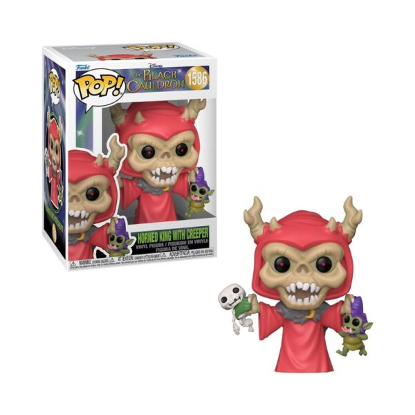 FUNKO POP! DISNEY: THE BLACK CAULDRON HORNED KING WITH CREEPER 1586 KOUREAS TOYS