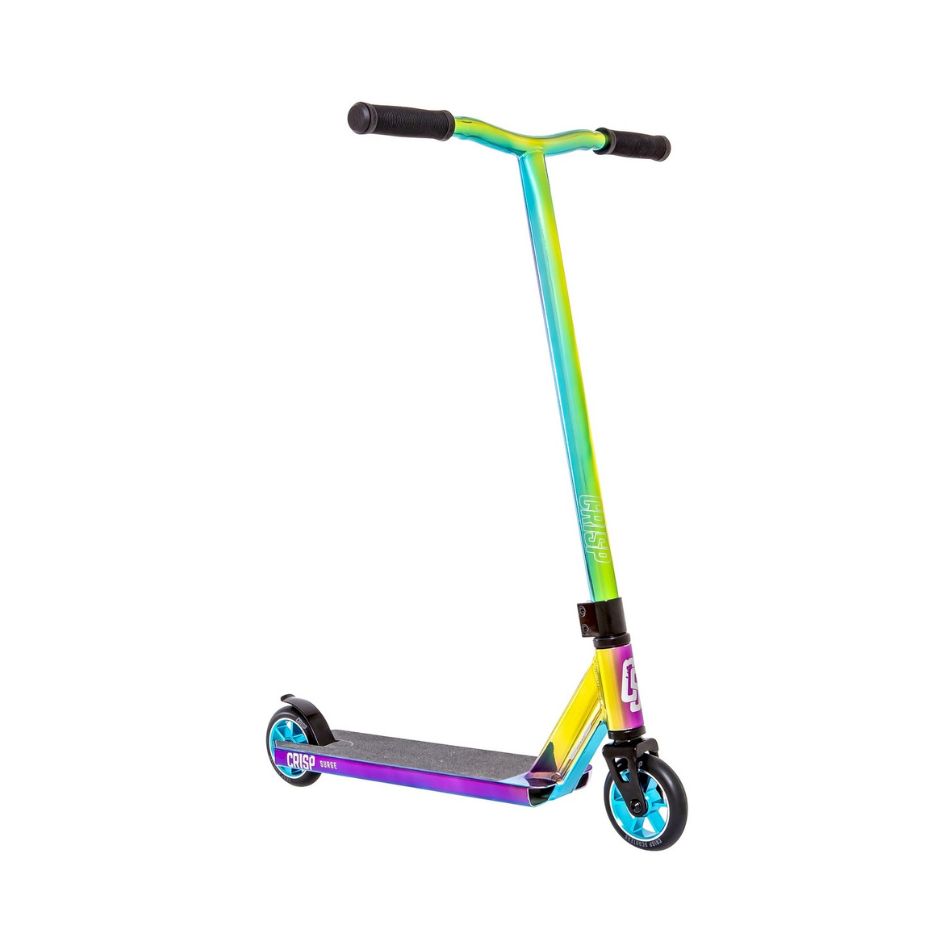 TWO-WHEELS CRISP SURGE CHROME SCOOTER (BL/GR/PURPLE) 00048 KOUREAS TOYS