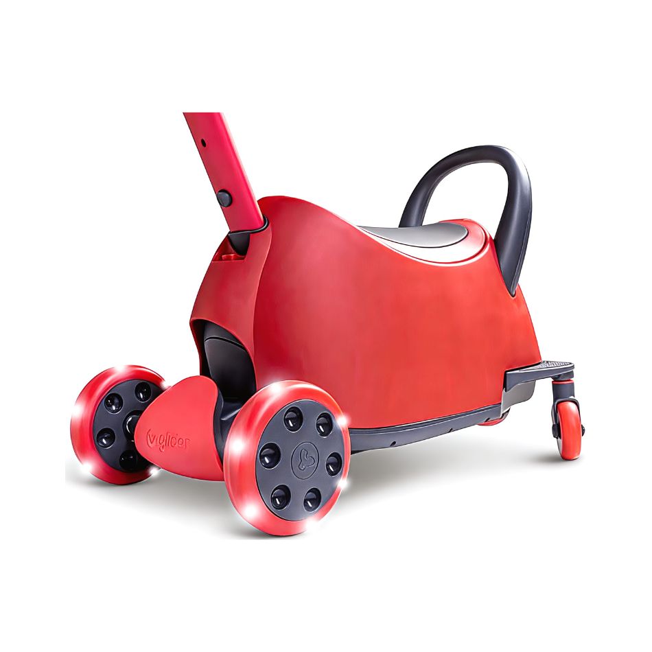 THREE-WHEELS YVOLUTION YGLIDER LUNA SCOOTER 5 IN 1 RED 40925 KOUREAS TOYS
