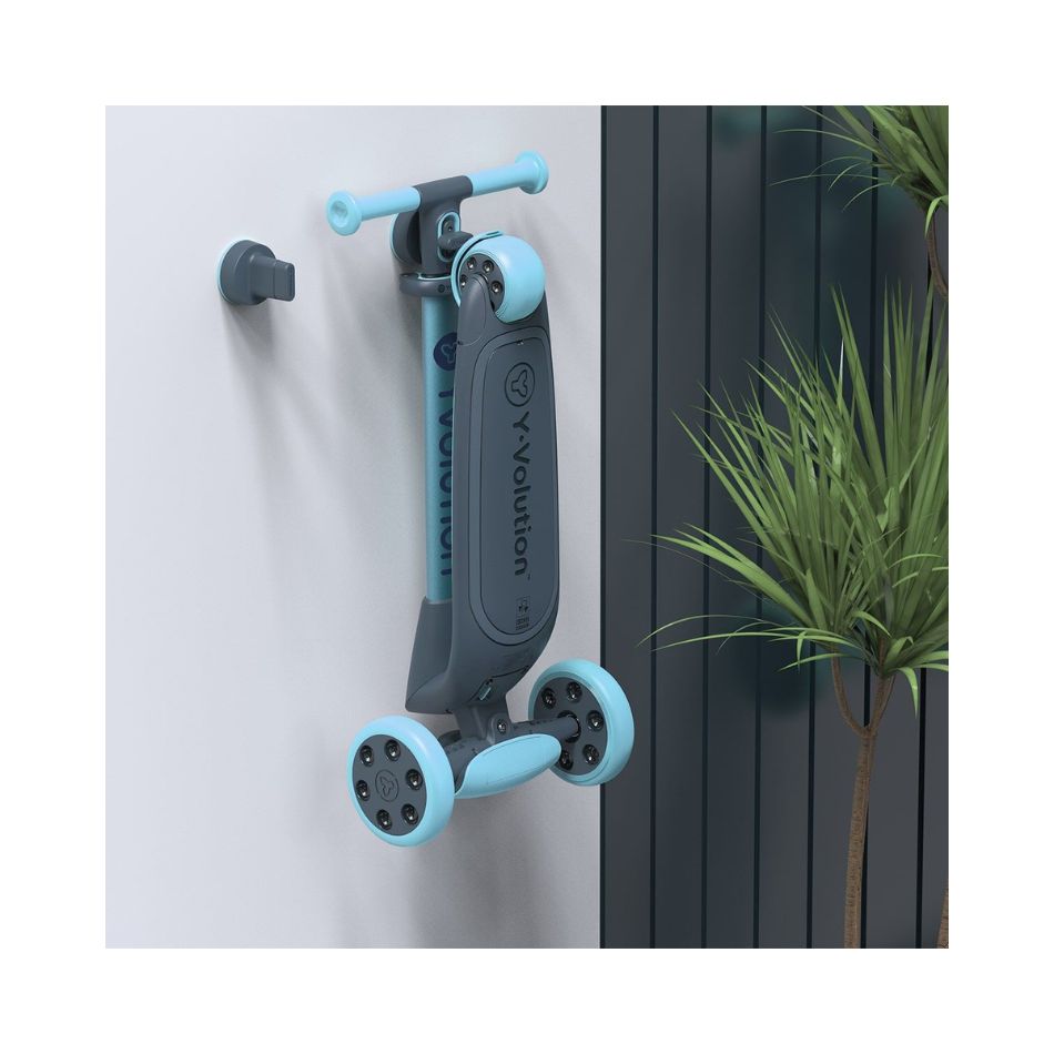 THREE-WHEELS YVOLUTION YGLIDER NUA SCOOTER BLUE 40871 KOUREAS TOYS
