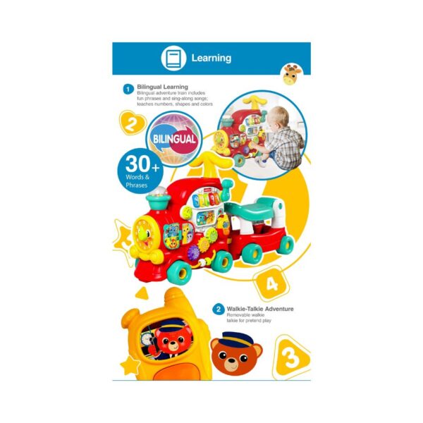WINFUN 250301 ADVENTURE WALKER RIDE-ON TRAIN KOUREAS TOYS