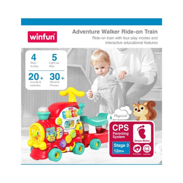 WINFUN 250301 ADVENTURE WALKER RIDE-ON TRAIN KOUREAS TOYS