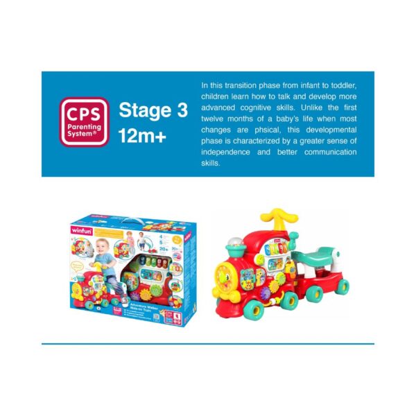 WINFUN 250301 ADVENTURE WALKER RIDE-ON TRAIN KOUREAS TOYS