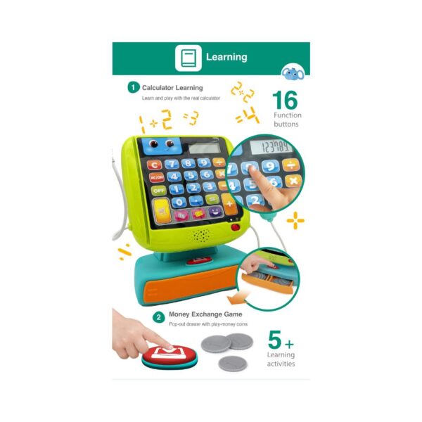 WINFUN 250402 SMART CALCULATOR CASH REGISTER SET KOUREAS TOYS