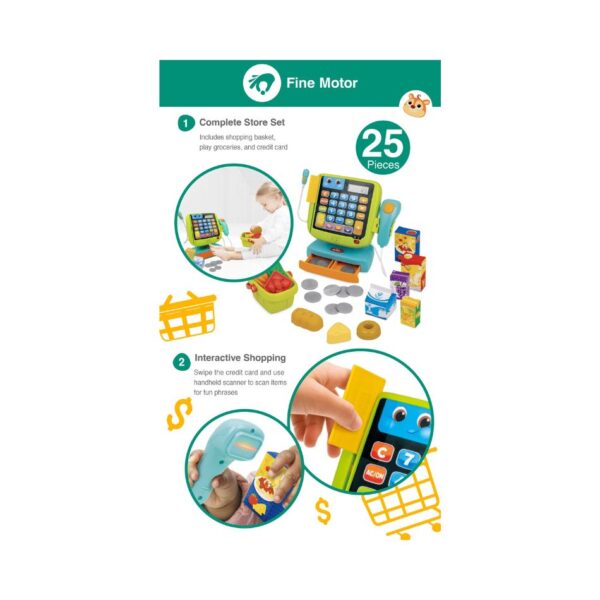 WINFUN 250402 SMART CALCULATOR CASH REGISTER SET KOUREAS TOYS