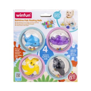 WINFUN 251003 BATHTIME PALS FLOATING BALLS KOUREAS TOYS