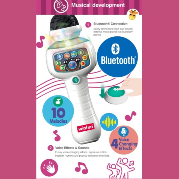 WINFUN 250902 KARAOKE KID BLUETOOTH (24m+) KOUREAS TOYS