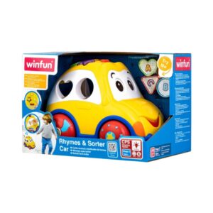 WINFUN 000659 GR RHYMES & SORTER CAR KOUREAS TOYS