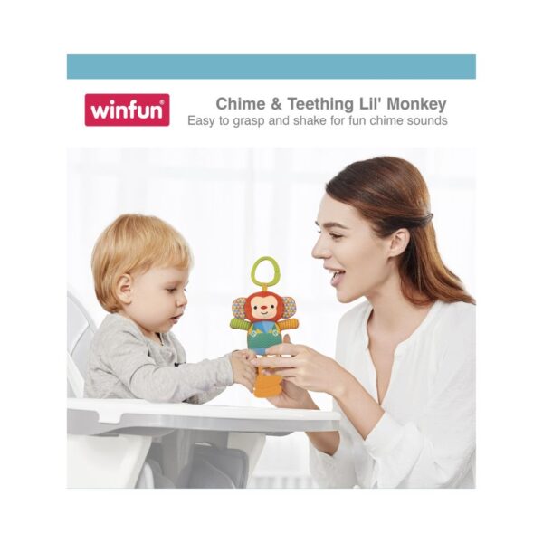 WINFUN 251205 CHIME & TEETHING LIL' MONKEY KOUREAS TOYS