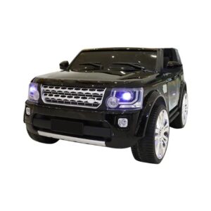 24V ROVER CAR LEATHER 2 SEAT 4X4 PAINTED IN BLACK KOUREAS TOYS