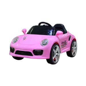 12V PORSCHE RIDE ON ELECTRIC CAR PINK KOUREAS TOYS