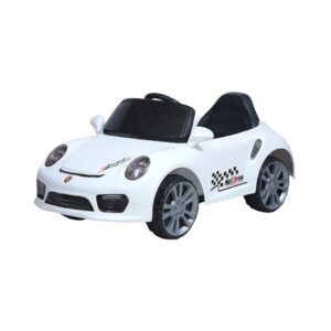 12V PORSCHE RIDE ON ELECTRIC CAR WHITE