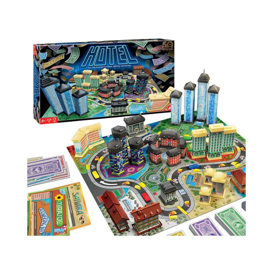 AS 20287 BOARD GAME HOTEL 50TH ANNIVERSARY KOUREAS TOYS