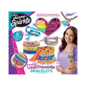 17885 CRA-Z-ART SHIMMER 'N SPARKLE BEST FRIENDS DIY BRACELET KIT KOUREAS TOYS