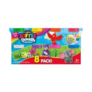 36090 CRA-Z-ART SOFTEE DOUGH 8 PCS KOUREAS TOYS
