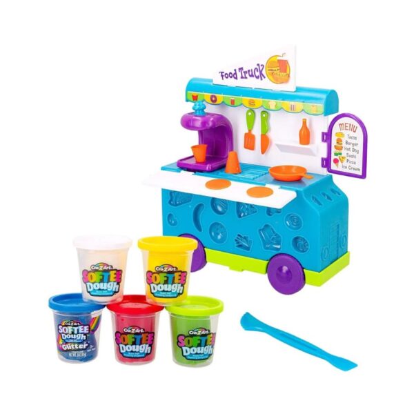 66612 CRA-Z-ART SOFTEE DOUGH FOOD TRUCK FUN KOUREAS TOYS