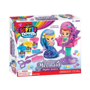 66606 CRA-Z-ART SOFTEE DOUGH SPARKLING MERMAID STYLIN’ SALON KOUREAS TOYS