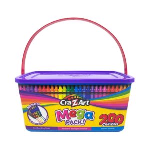 CRA-Z-ART CRAYONS MEGA PACK 200 PCS 10316 KOUREAS TOYS