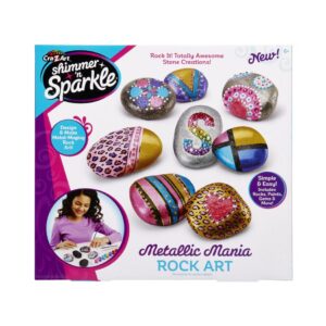 17696 CRA-Z-ART SHIMMER ‘N SPARKLE METALLIC MANIA ROCK ART KOUREAS TOYS
