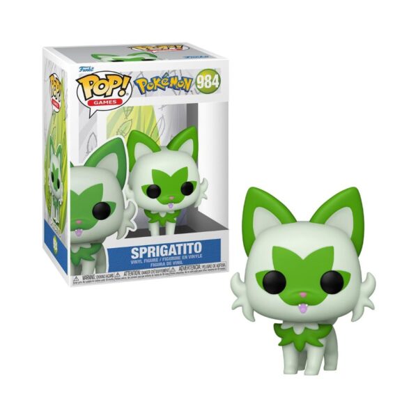 FUNKO POP! GAMES: POKEMON SPRIGATITO POUSSACHA - FELORI 984 KOUREAS TOYS