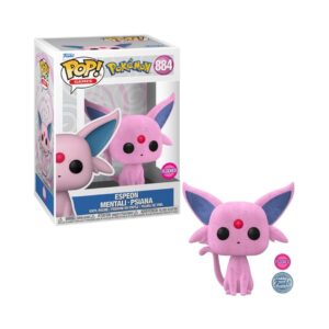 FUNKO POP! GAMES: POKEMON ESPEON MENTALI - PSIANA FLOCKED 884 KOUREAS TOYS