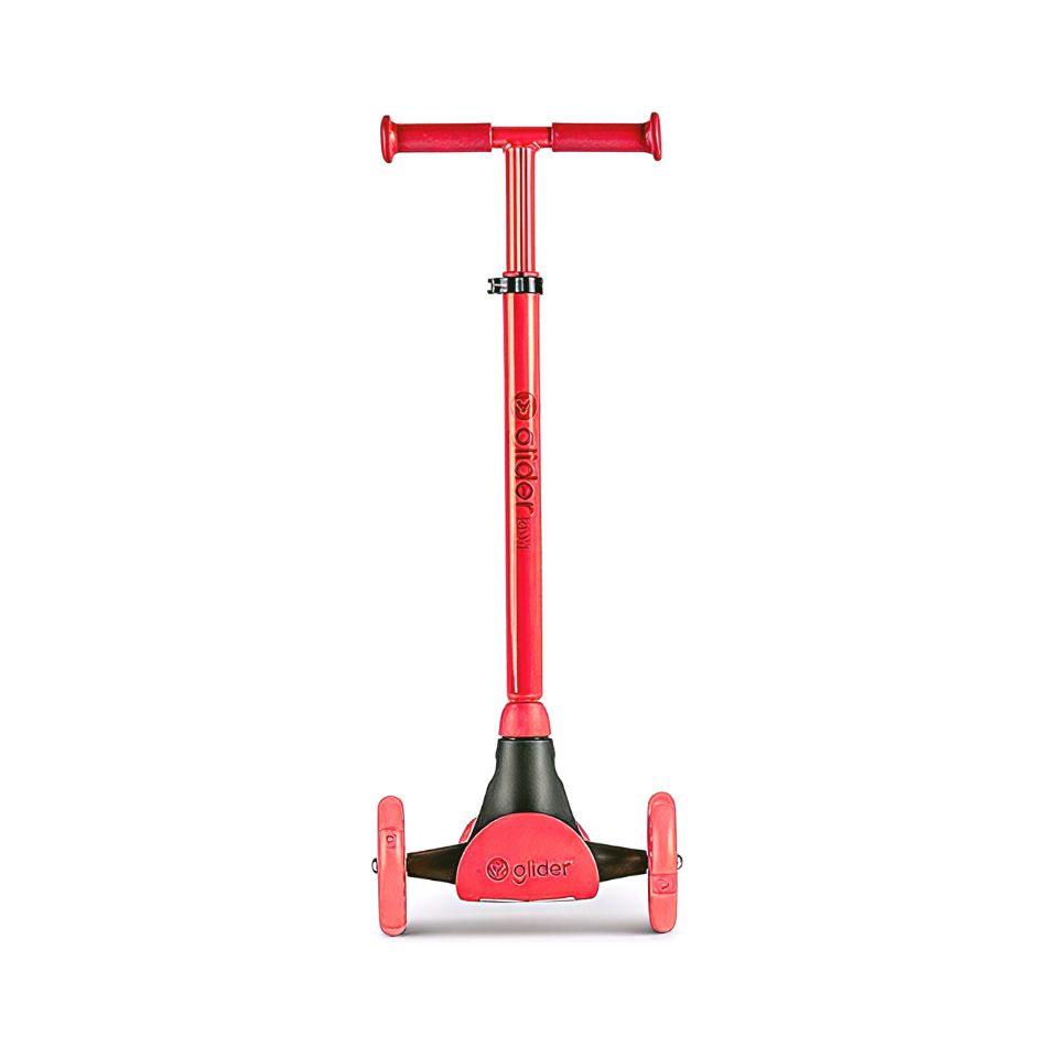 THREE-WHEELS YVOLUTION YGLIDER KIWI SCOOTER RED 40833 KOUREAS TOYS