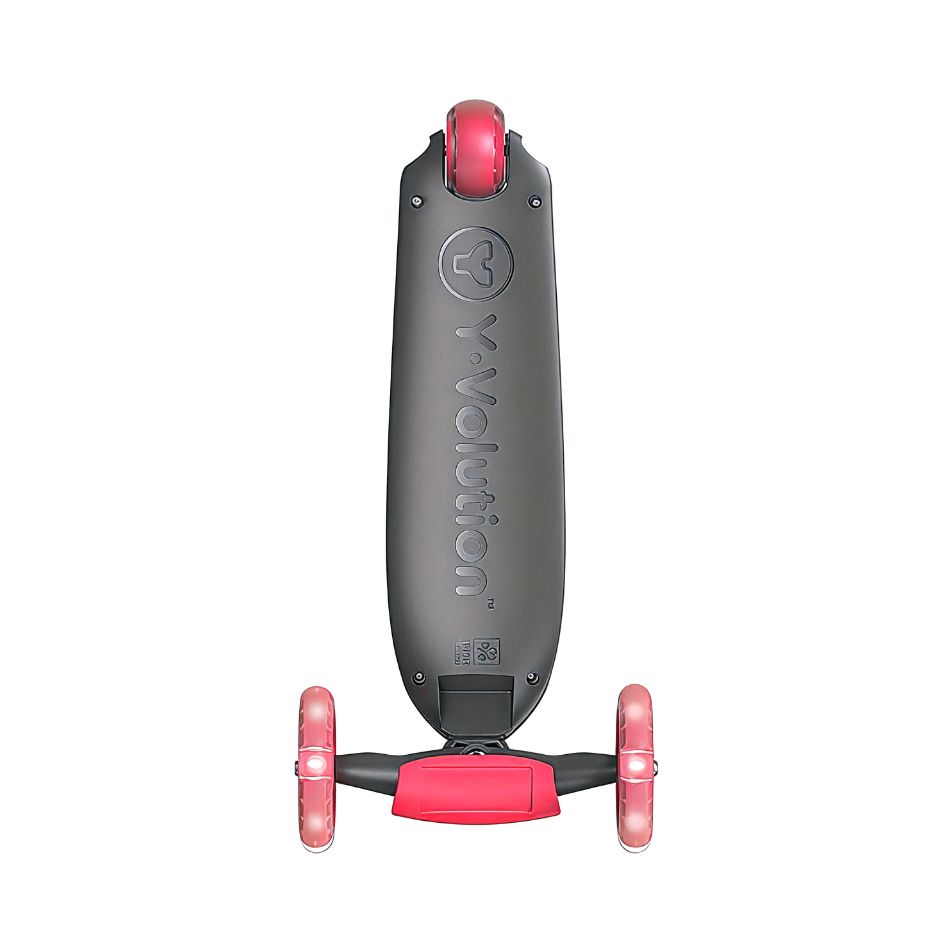 THREE-WHEELS YVOLUTION YGLIDER KIWI SCOOTER RED 40833 KOUREAS TOYS