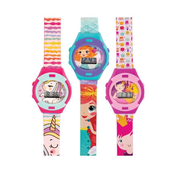 AS 64230 DIGITAL KIDS WATCH UNICORN - MERMAID - QUEEN KOUREAS TOYS
