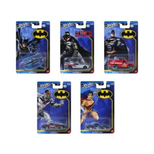 HOT WHEELS HDG89 1:64 BATMAN SCALE CAR ASSORTED DESIGNS KOUREAS TOYS