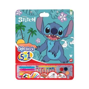 AS 62756 GIGA BLOCK DRAWING SET DISNEY STITCH 5 IN 1 KOUREAS TOYS