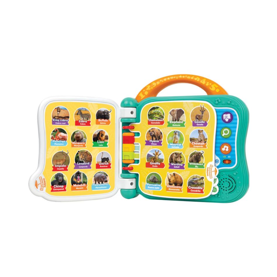 WINFUN 240402 101 BILINGUAL LEARNING BOOK - ANIMALS KOUREAS TOYS