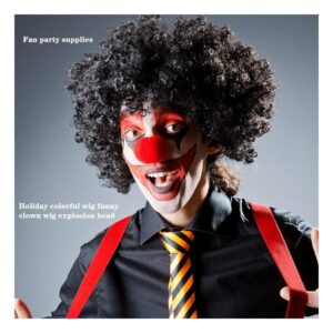 CARNIVAL WIG BLACK CURLY AFRO 105g 80672 KOUREAS TOYS