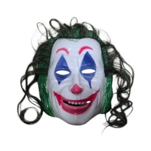 CARNIVAL PLASTIC JOKER MASK, SCARY CLOWN 80641KOUREAS TOYS