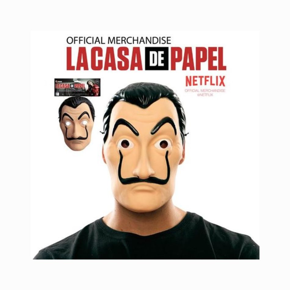 CARNIVAL PLASTIC LA CASA De PAPEL MASK 80642 KOUREAS TOYS