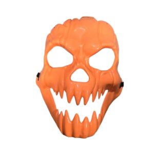 CARNIVAL HALLOWEEN SKULL MASK – HORROR ORANGE 80644 KOUREAS TOYS