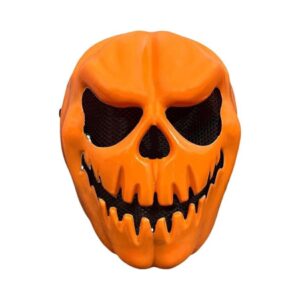 CARNIVAL PLASTIC FULL FACE MASK HALLOWEEN PUMPKIN 80644 KOUREAS TOYS