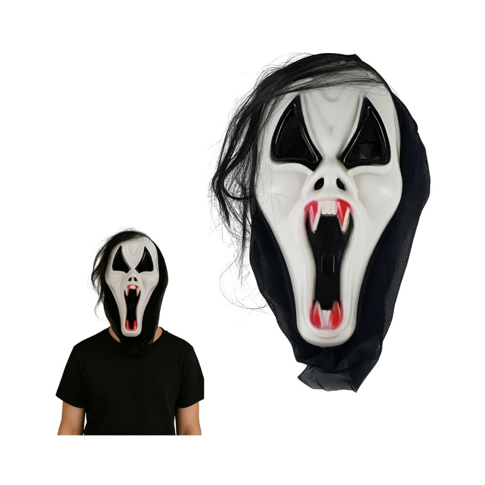 CARNIVAL PLASTIC MASK SCARY 80653 KOUREAS TOYS
