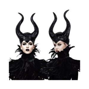 CARNIVAL PLASTIC MASK MALEFICENT HORNS 80664 KOUREAS TOYS