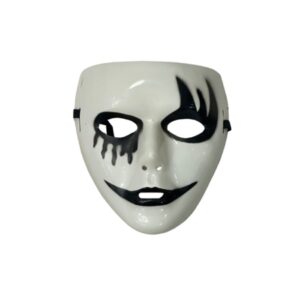 CARNIVAL PLASTIC MASK BLACK AND WHITE 80746 KOUREAS TOYS