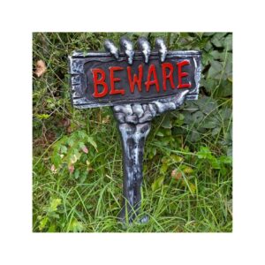 CARNIVAL ACCESSORIES SIGN BEWARE 80719 KOUREAS TOYS