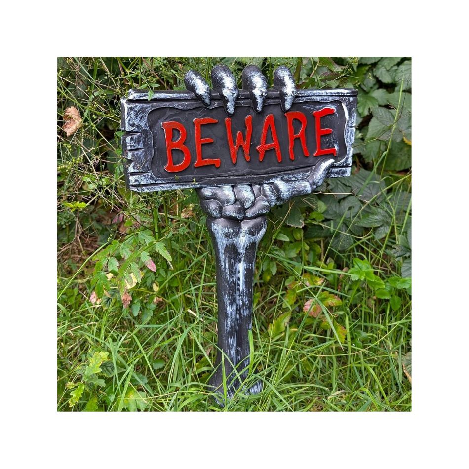 CARNIVAL ACCESSORIES SIGN BEWARE 80719 KOUREAS TOYS