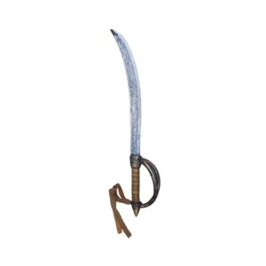 CARNIVAL ACCESSORIES PIRATE SWORD WITH SUEDE TASSEL, BRONZE SWORD 80732 KOUREAS TOYS