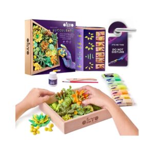 SENSORY ART WOOD & CRAFT DIY SUCCULENTS ENERGY 10009 KOUREAS TOYS