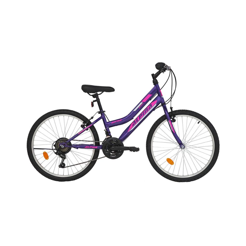 26" MTB LADY BICYCLE ALPINA PURPLE 21 SPEED KOUREAS TOYS