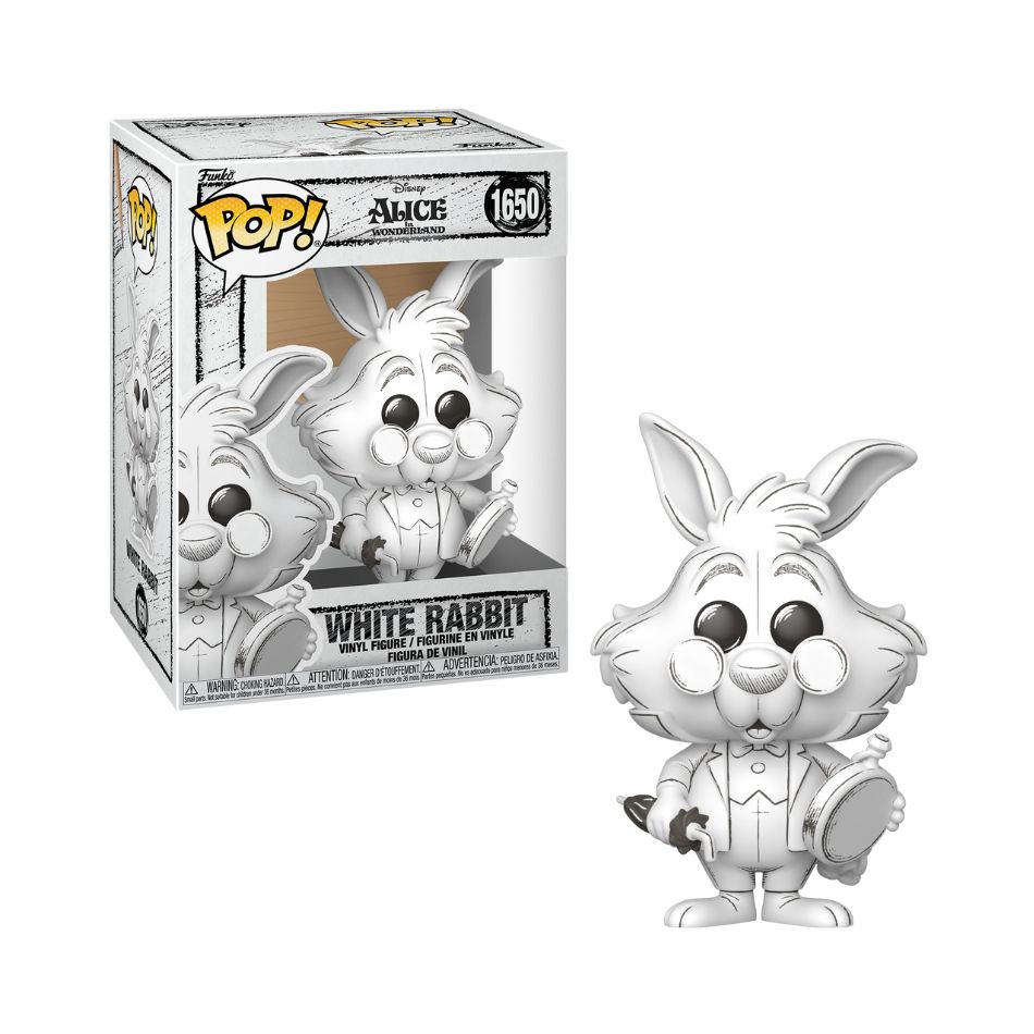 FUNKO POP! DISNEY: ALICE IN WONDERLAN WHITE RABBIT - SKETCHED DECO 1650 KOUREAS TOYS
