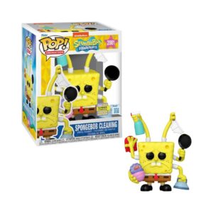 FUNKO POP! ANIMATION: PREMIUM SPONGEBOB SQUAREPANTSSPONGEBOB CLEANING 2001 KOUREAS TOYS